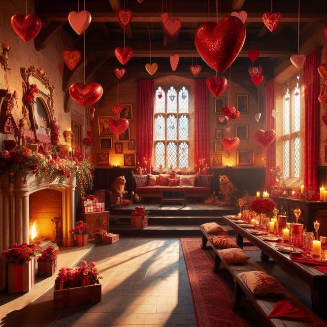 Harry Potter. Walentynki w Hogwarcie. Tak wyglądał zamek w święto zakochanych! [GALERIA]