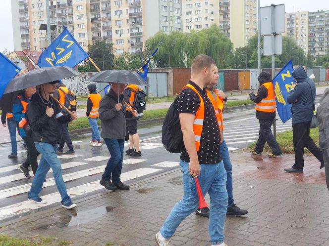 Strajk kolejarzy Bydgoszcz 28.07.25