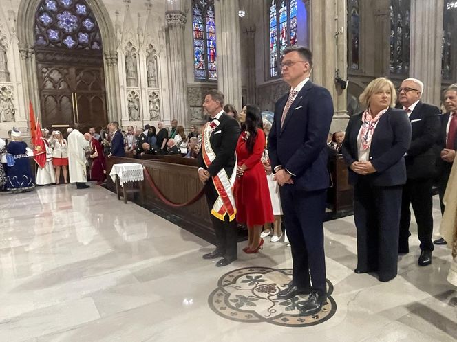 Uroczysta msza przed 88. Paradą Pułaskiego w NY