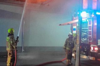  Wielki pożar Biedronki w Płońsku! Cały dach w ogniu