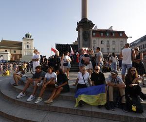 Dzień niepodległości Ukrainy. Tak świętowała Warszawa 