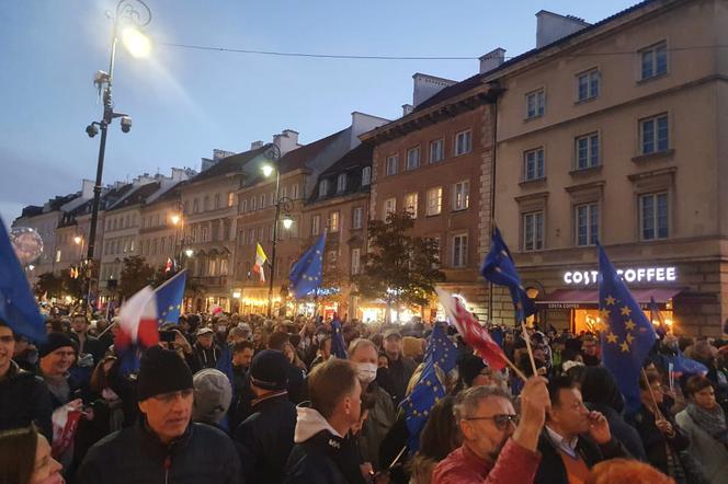 protest Warszawa 