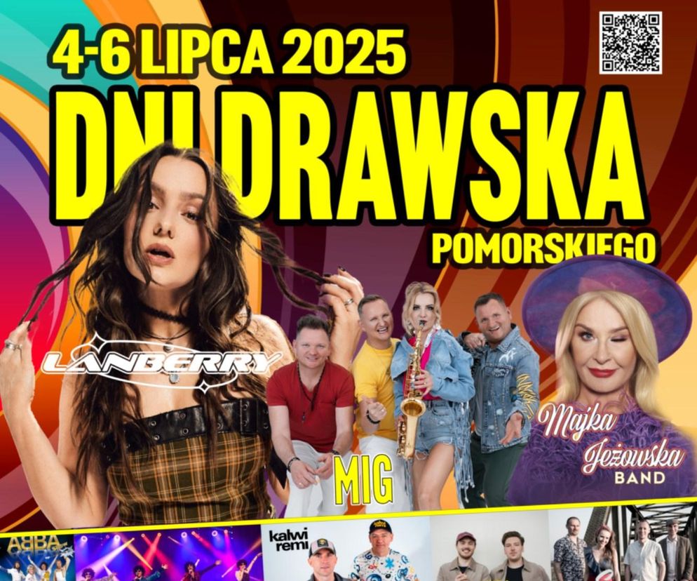 Dni Drawska Pomorskiego 2025. Przed nami trzy dni muzyki, emocji i dobrej zabawy! 