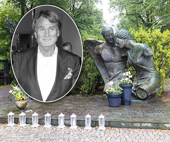 Jan Kulczyk zmarł 10 lat temu. Jego grób zdobią potężne rzeźby