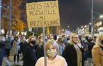 Protest kobiet - blokada ulic w Olsztynie