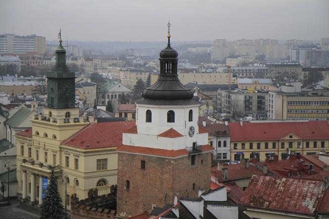 Panorama Lublina widziana z Wieży Trynitarskiej