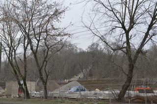 Prace wokół Kopca Powstania Warszawskiego