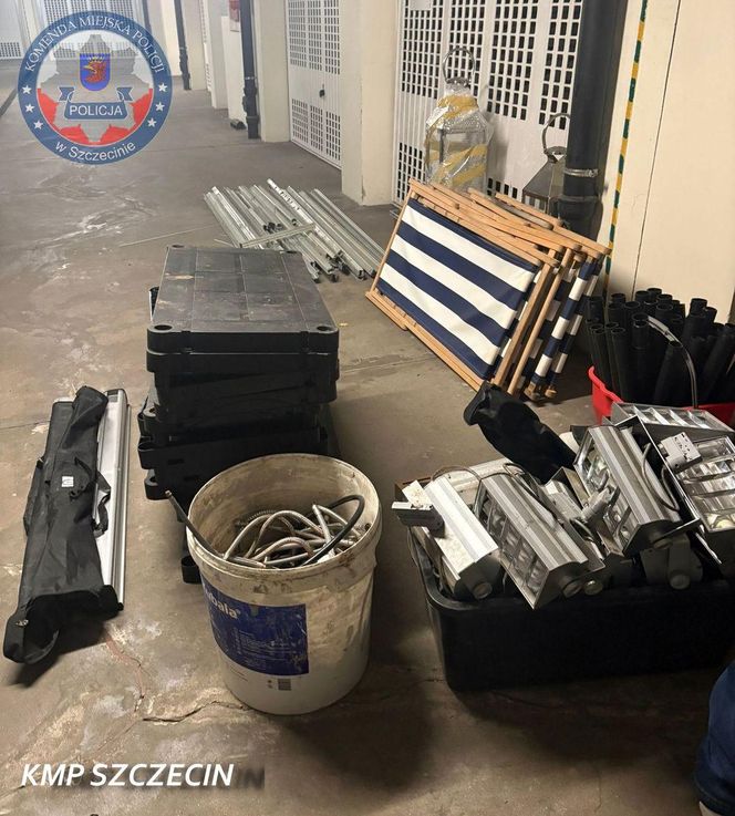 Złodziej grasował w hotelu. Jego łupem padły m.in. leżaki