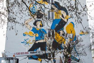 Nowy mural w olsztyńskim Kortowie. Tak UWM wita Rok Kopernika [ZDJĘCIA]