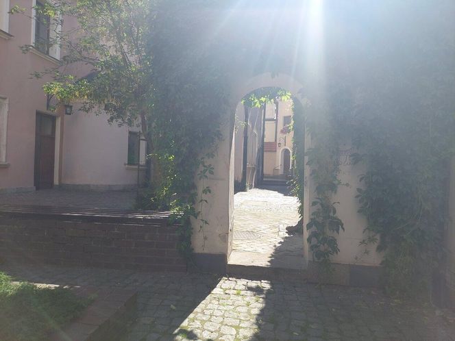 Urokliwe podwórka Starego Miasta w Zamościu