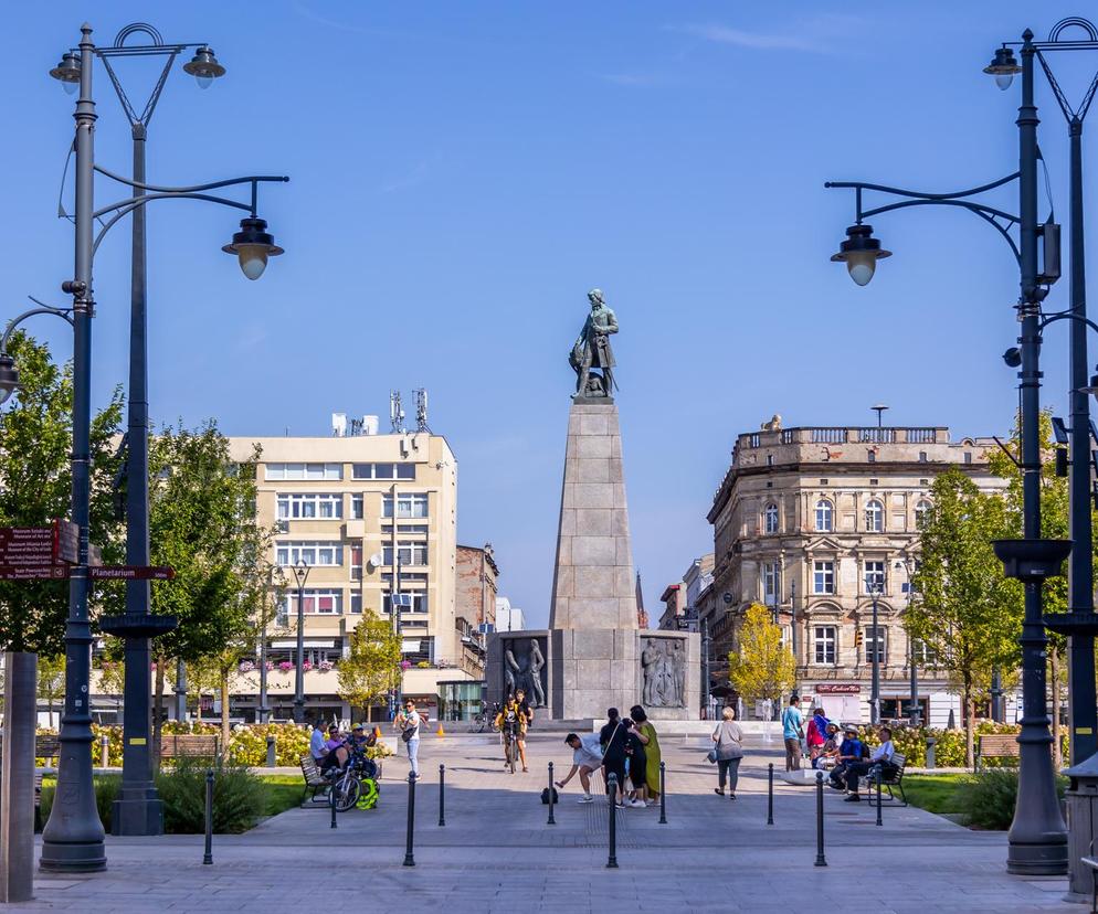 Plac Wolności w Łodzi