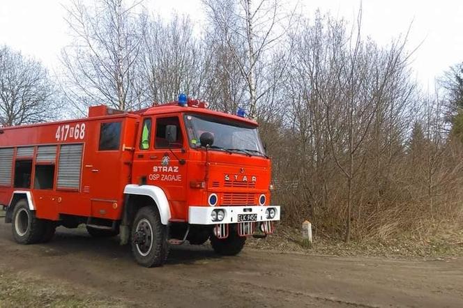 Ochotnicy z Zagajów pomagają strażakom z Ukrainy