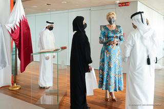 Agata Duda olśniła w Katarze! Pierwsza dama wyglądała jak modelka z wybiegu
