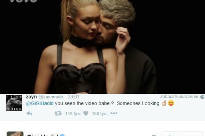 Zayn Malik i Gigi Hadid flirtują na twitterze