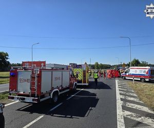 Kobiór. Śmiertelny wypadek na DK nr 1. Pasażerka citroena nie żyje [ZDJĘCIA]