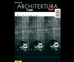 Miesięcznik Architektura 07/2001