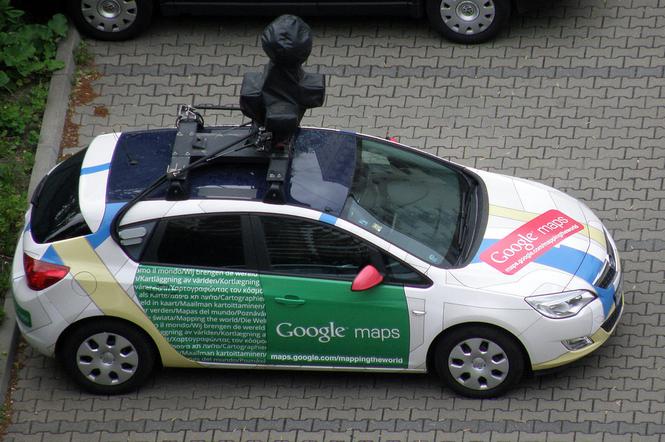 Samochód Google Maps