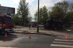 Kraków: Na rondzie Matecznego pali się bar z hot dogami!