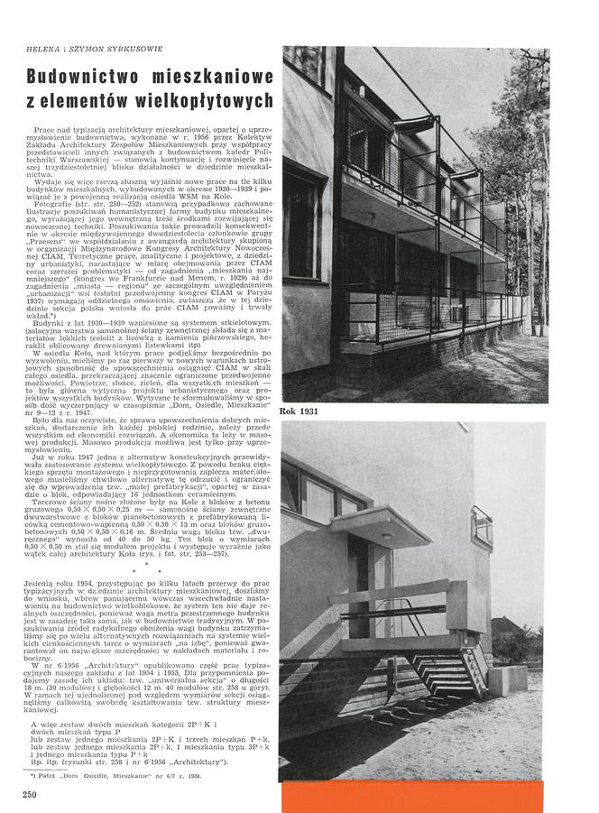 Architektura 7/1957, str.250