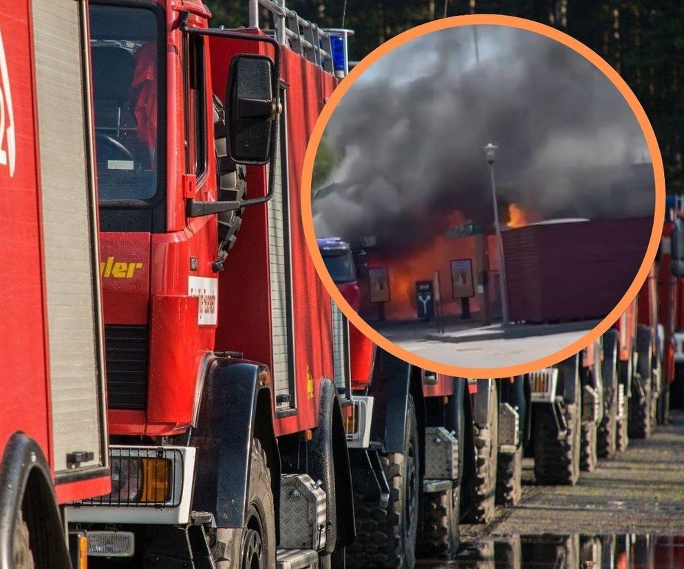 Pożar w grudziądzkim McDonald’s. Ewakuowano klientów i pracowników