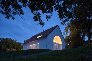 Dom Oskar, Kamenná Lhota, Czechy. Architekt: Jan Žaloudek 