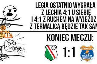 Legia Warszawa - Termalica, MEMY