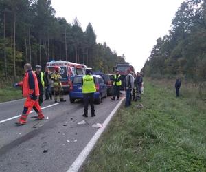 PILNE! Wypadek trzech aut na trasie Starachowice-Tychów Stary [GALERIA]