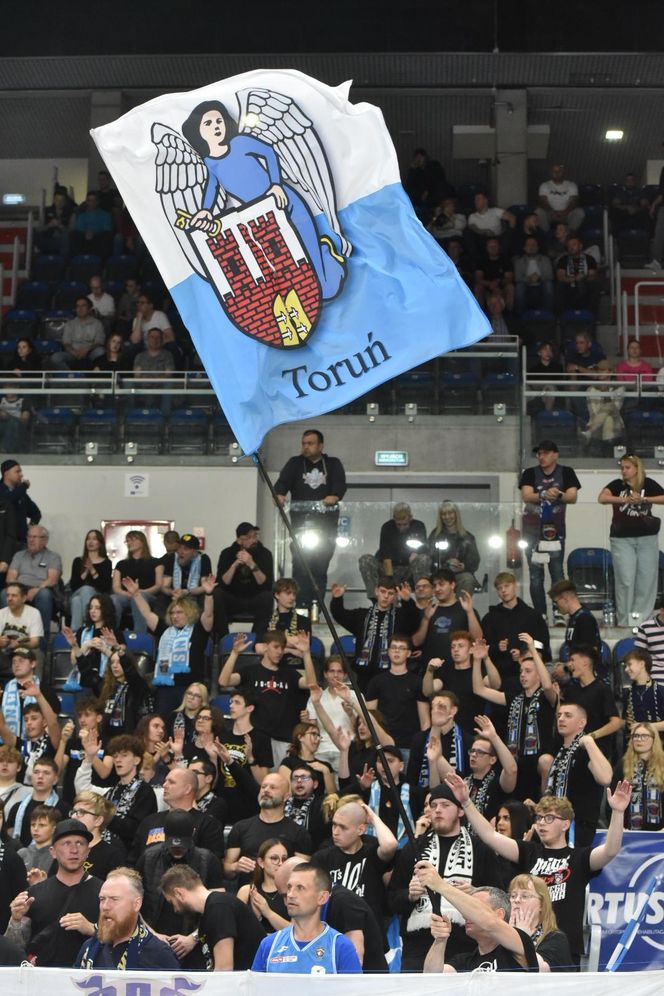 Arriva Polski Cukier Toruń - Anwil Włocławek, zdjęcia kibiców i zawodników z 4. meczu fazy play-off Orlen Basket Ligi