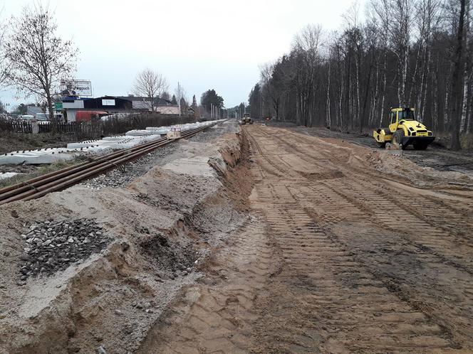 Trwa przebudowa trasy kolejowej Olsztyn - Gutkowo 