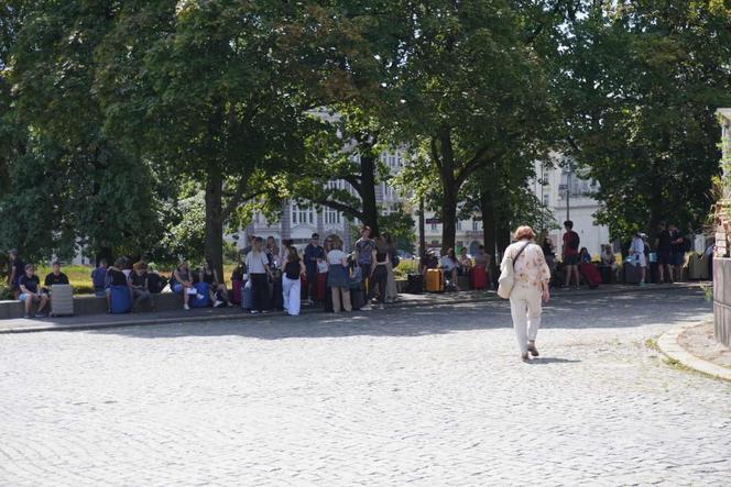 Tak w czasie upałów wygląda centrum Warszawy 