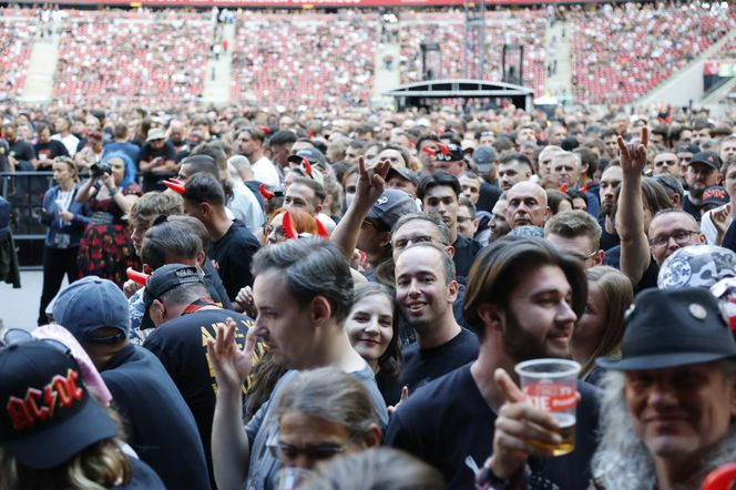 Koncert AC/DC w Warszawie (4.07.2025) - część pierwsza. Organizatorem koncertu jest Live Nation