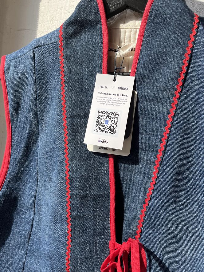 Kamizelka z Cyfrowym Paszportem Produktu