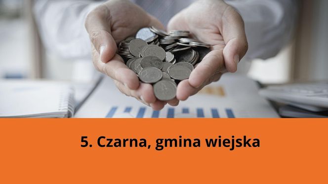 5. Czarna, gmina wiejska: 11 137,7 zł na jednego mieszkańca