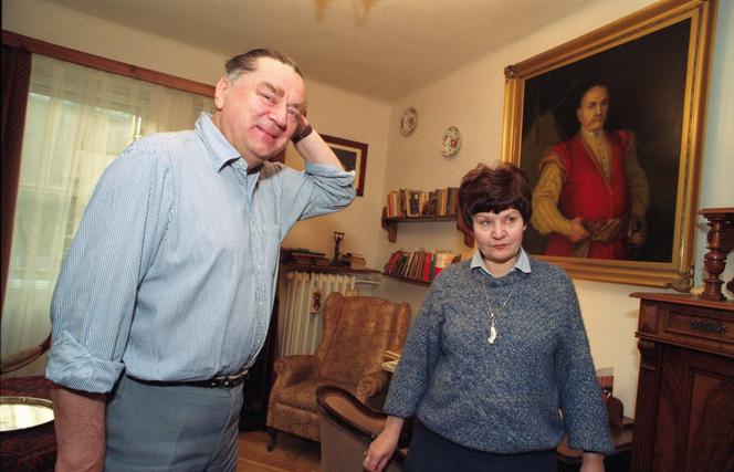 Jan Olszewski z żoną Martą