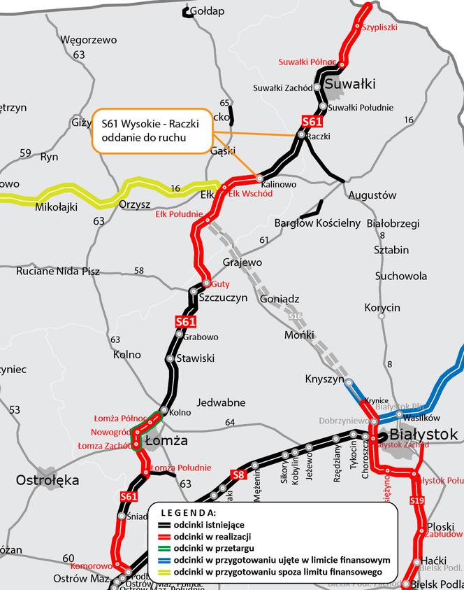 Kolejne kilometry szlaku Via Baltica. Odcinek S61 Wysokie - Raczki otwarty [FOTO]