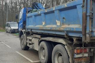 Zatrzymali ciężarówkę do kontroli. Na dalszą jazdę nie było już żadnych szans
