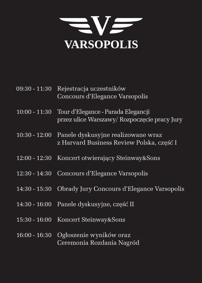 Varsopolis - agenda