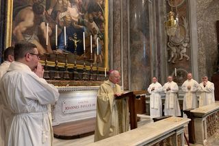 Abp Jędraszewski w Rzymie: Moc ducha św. Jana Pawła II zmieniła niejedno ludzkie serce