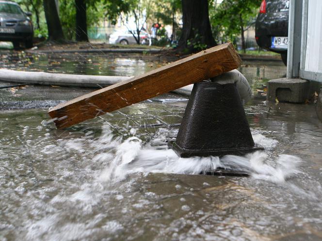 Ulewa nad Warszawą