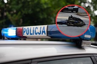 Tragiczny wypadek pod Bełchatowem. Motocyklista zginął po zderzeniu z osobówką