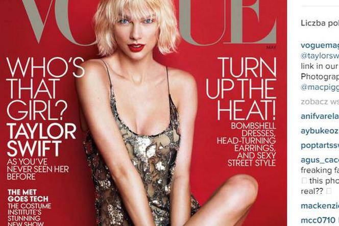 Taylor Swift Vogue maj 2016