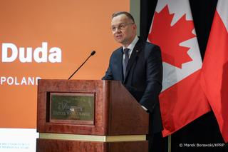 Prezydent Duda lobbuje za Ukrainą w Kanadzie 