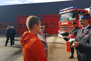 Strażacy nagrodzili 12-letniego Michała z Dąbrowy Górniczej