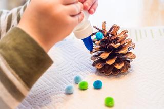 Ozdoby z szyszek do domu