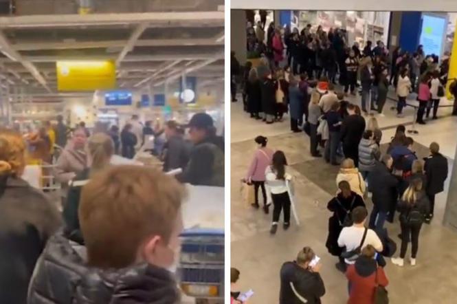 Gigantyczne kolejki przed popularnym sklepem meblowym! IKEA wstrzymuje działalność w Rosji! [WIDEO]
