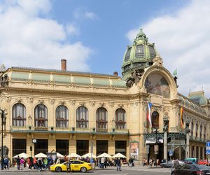  Miejski Dom Reprezentacyjny - jeden z najsłynniejszych secesyjnych budynków Pragi