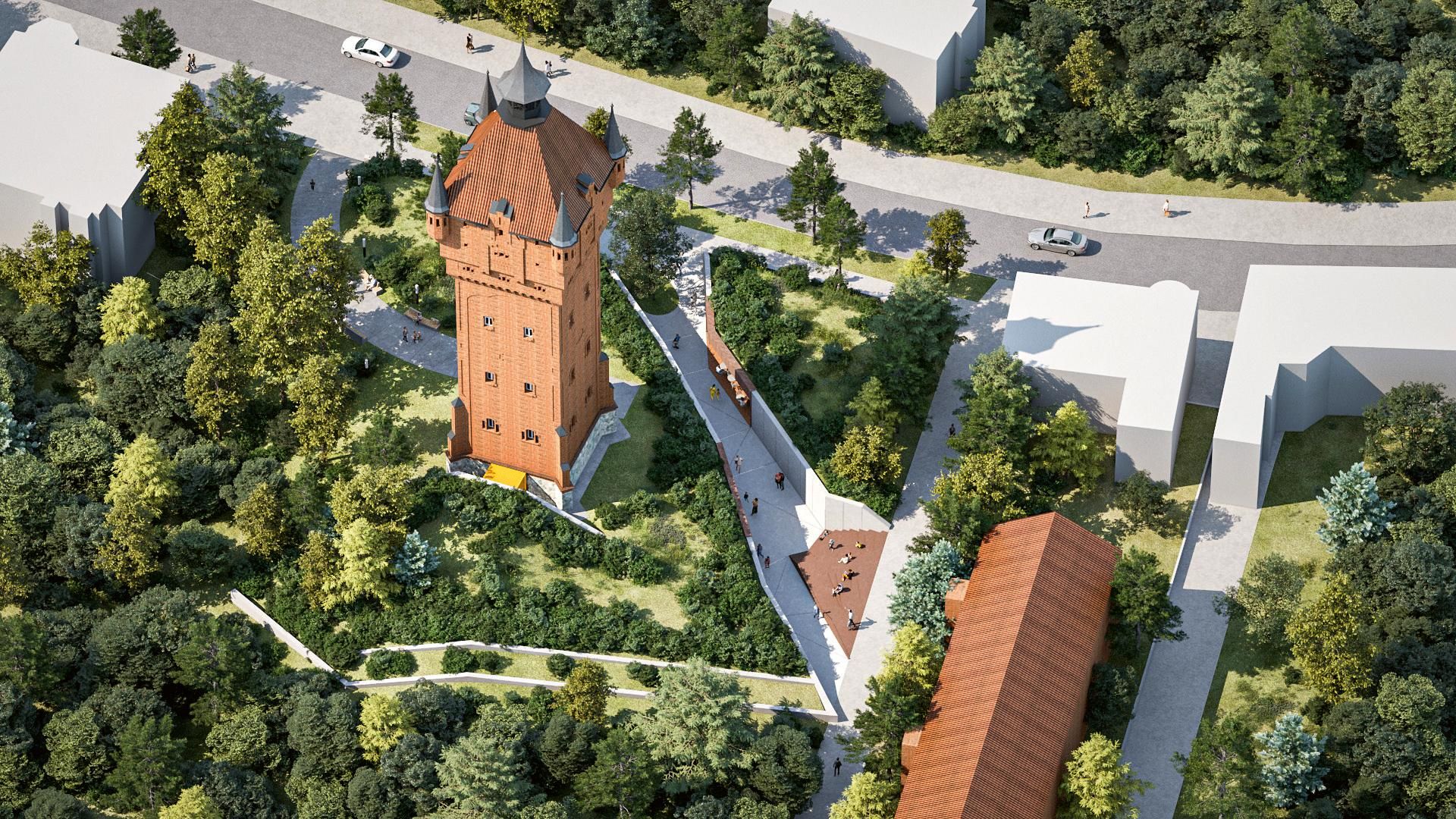 Modernizacja wieży ciśnień w Śremie