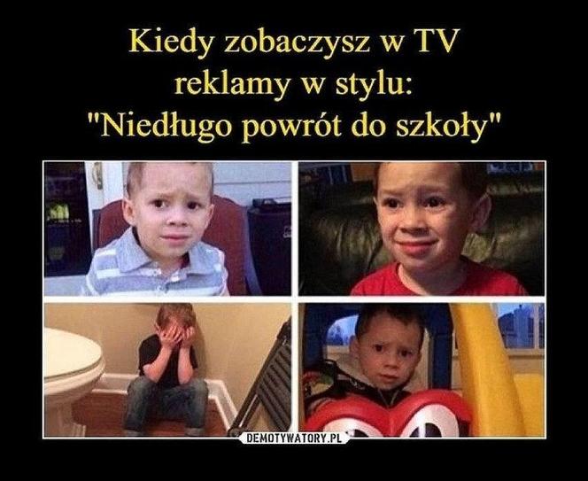 Memy na początek roku szkolnego 2023/24. Uczniowie śmieją się z powrotu do szkół