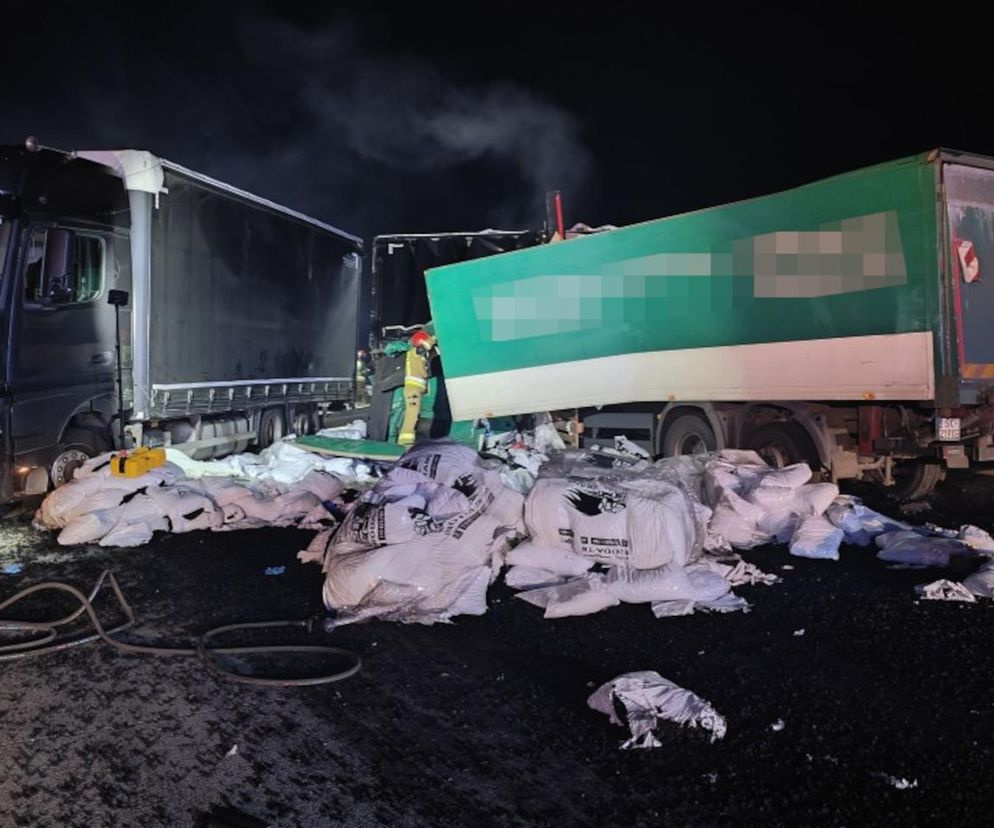 Wypadek na autostradzie A1 pod Radomskiem