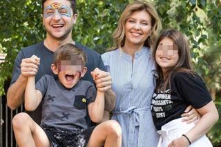 Wołodymyr Zelenski z żoną